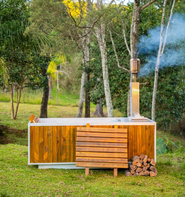 Banheira ao ar livre